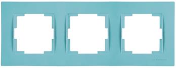 3 fach Rahmen horizontal Blau (RITA Pastell Farben) 3 fach Rahmen horizontal Blau (RITA Pastell Farben)