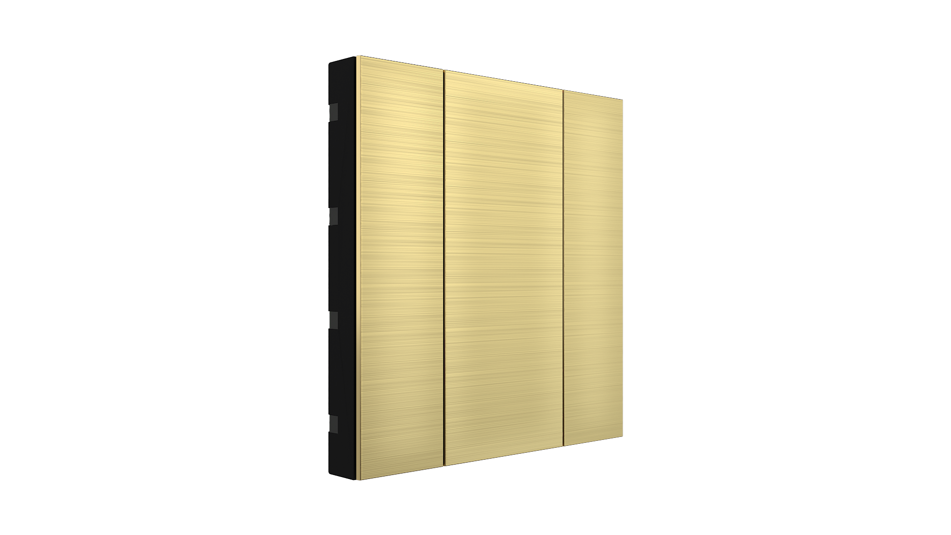 KNX Taster mit Air Quality Sensor iSwitch+ Aluminium Gold 2 Tasten KNX Taster mit Air Quality Sensor iSwitch+ Aluminium Gold 2 Tasten