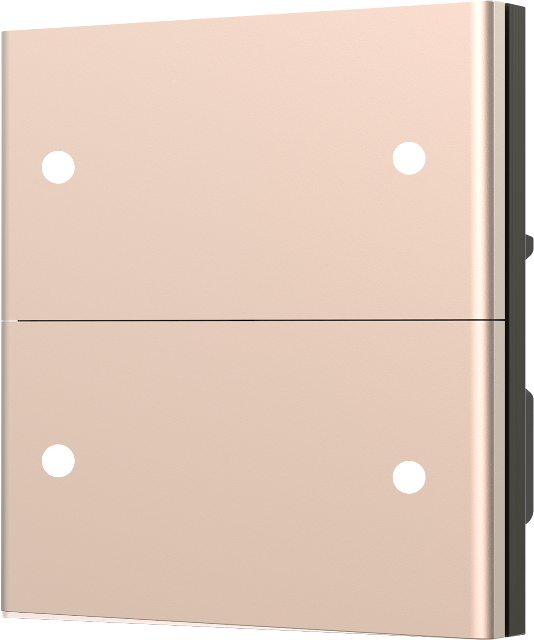 KNX Taster mit Thermostat Rose Gold 4 KNX Taster mit Thermostat Rose Gold 4