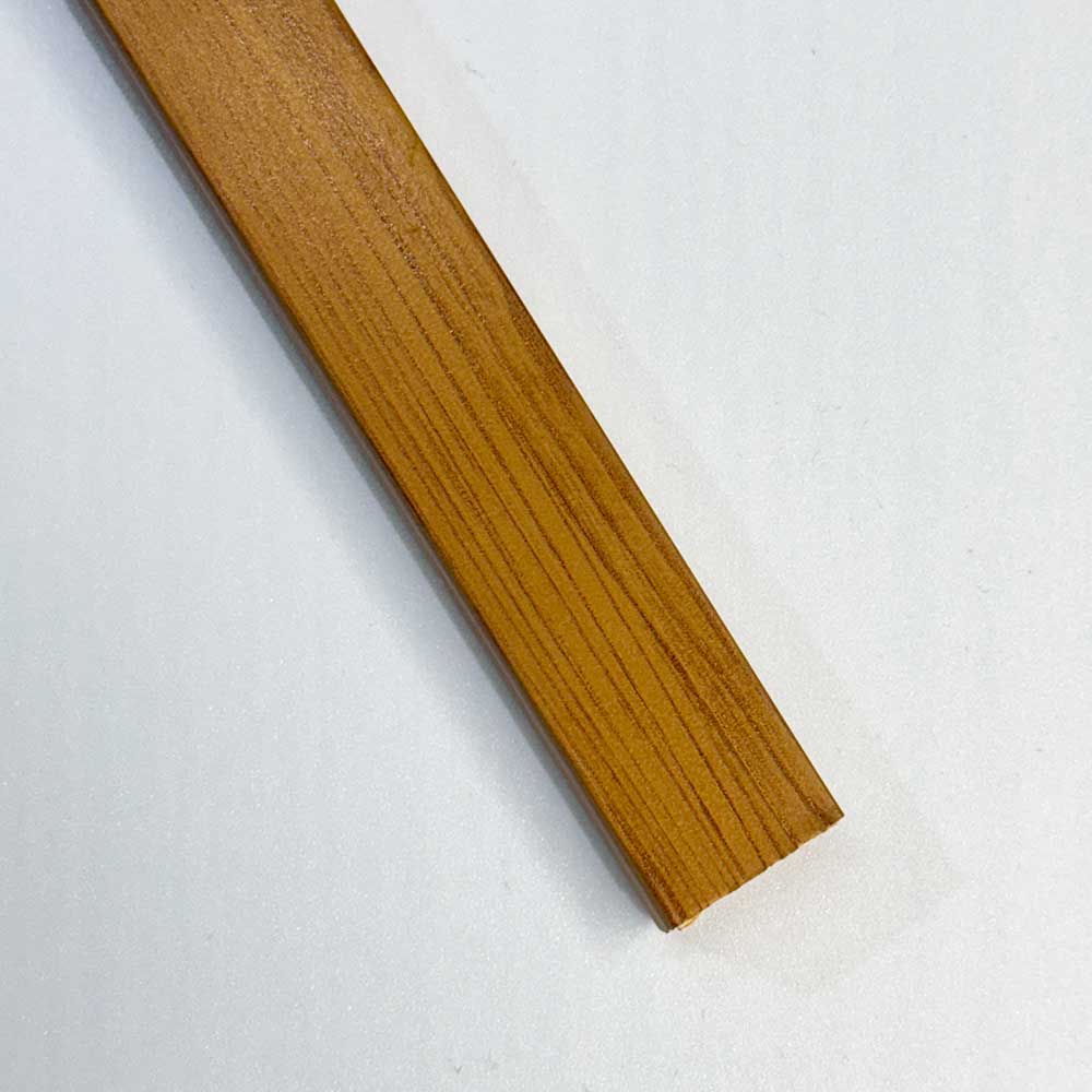 20x10 mm Kabelkanal Eiche Holz Optik zum Schrauben 2x 1m