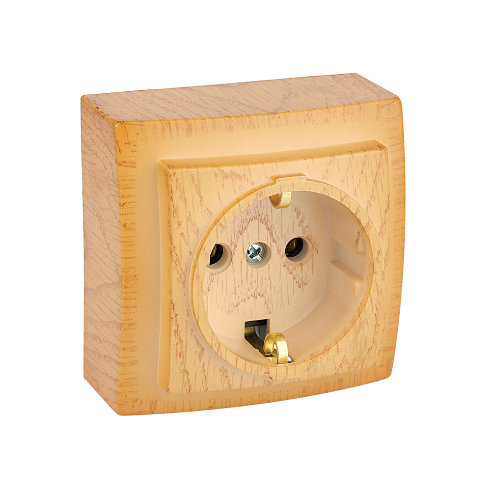 Steckdose Eiche · THEMIS Steckdose Eiche · THEMIS