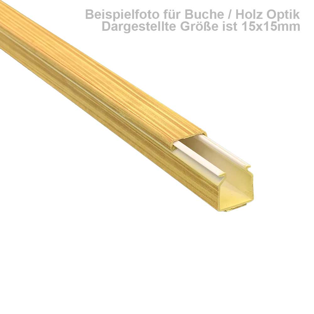Kabelkanal Buche Hell (Selbstklebend) - 2x1m 10X8X2000mm Buche Hell - 2x1m Kabelkanal Buche Hell (Selbstklebend) - 2x1m 10X8X2000mm Buche Hell - 2x1m