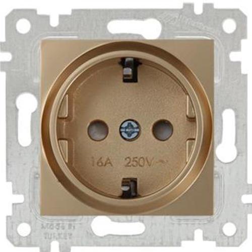 Steckdose Gold Optik - RITA Schalterserie Steckdose Gold Optik - RITA Schalterserie