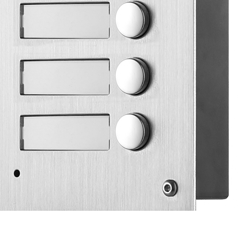4 Tasten Türsprechanlage mit Kamera (Unterputz) 4 Tasten Türsprechanlage mit Kamera (Unterputz)