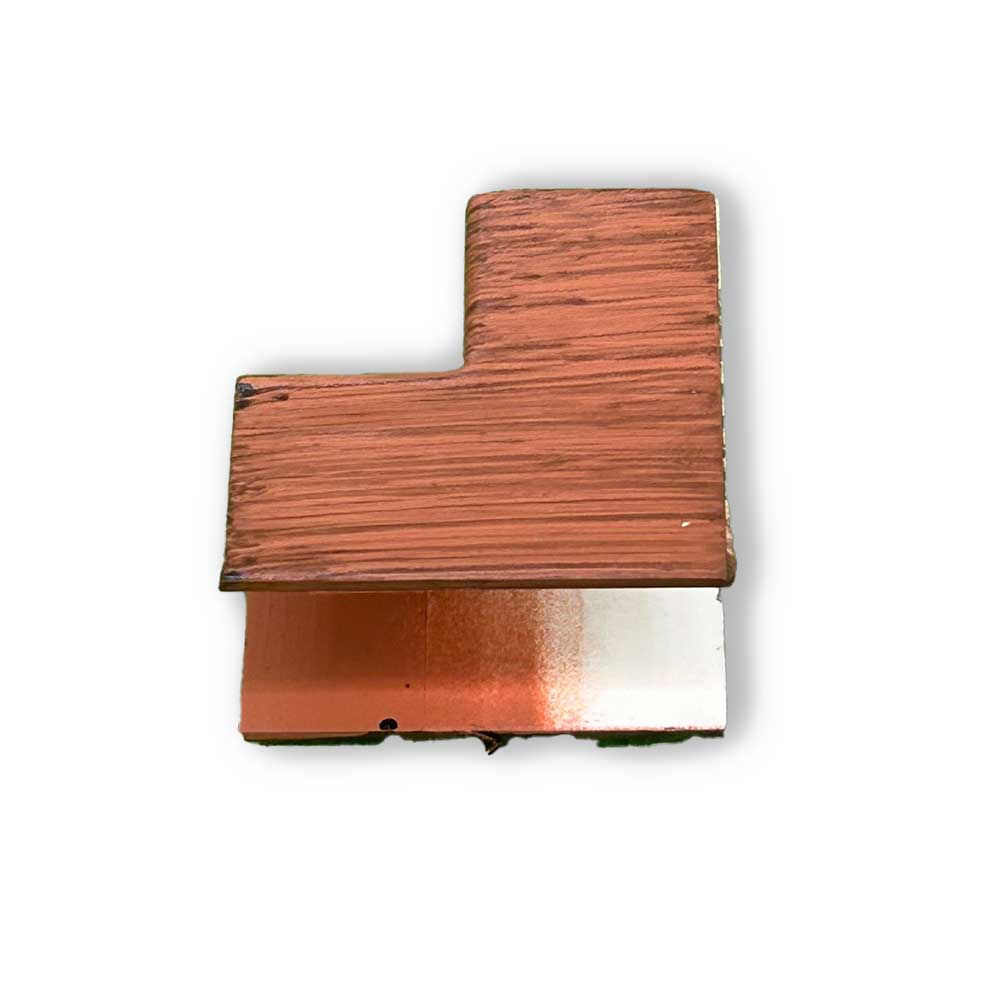 15x15 mm Innenecke Braun Dunkel 15x15 mm Innenecke Braun Dunkel