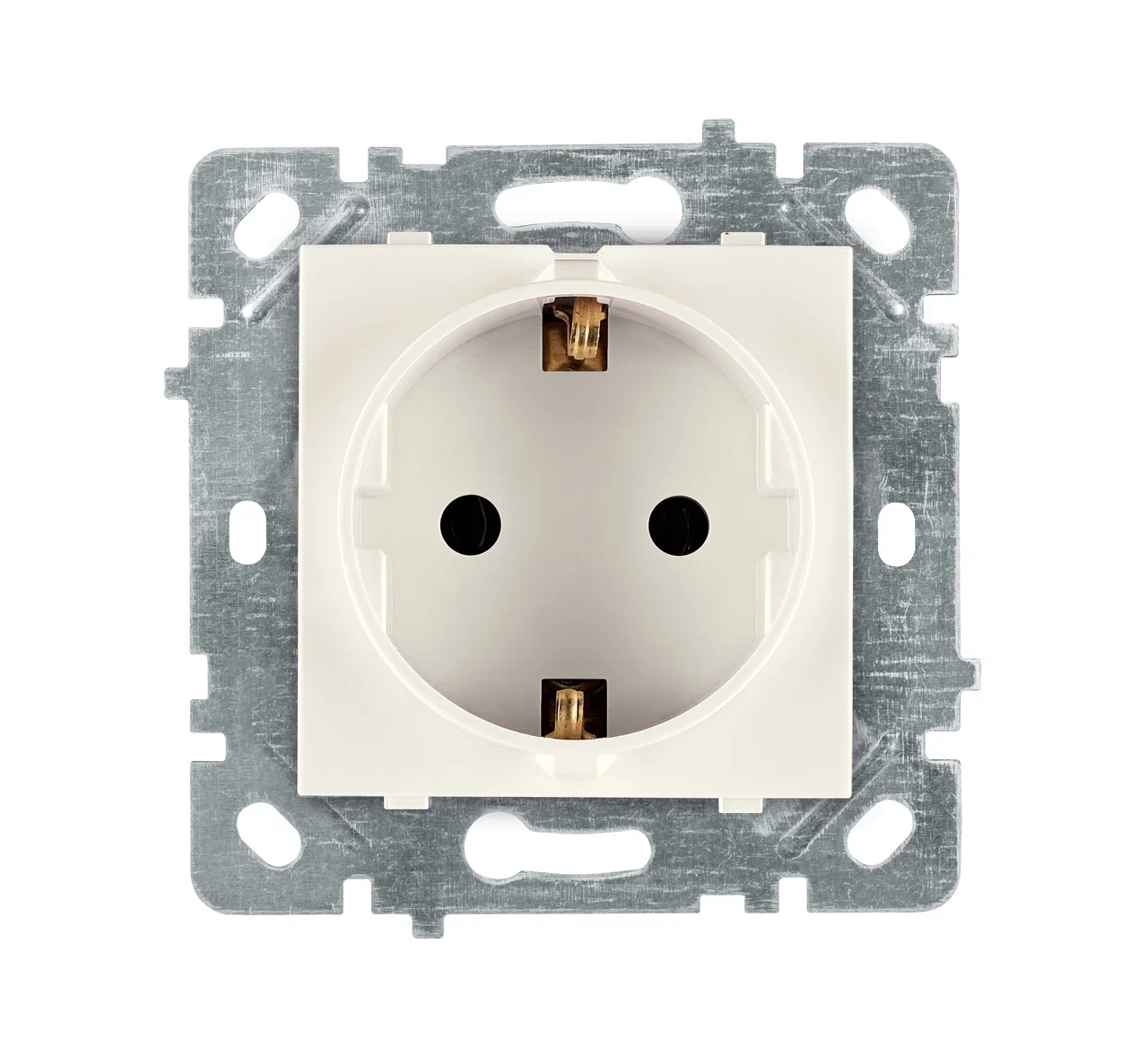 Schutzkontakt-Steckdose Creme · SELENE