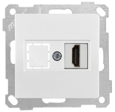 HDMI Dose Weiß - RITA Schalterserie HDMI Dose Weiß - RITA Schalterserie