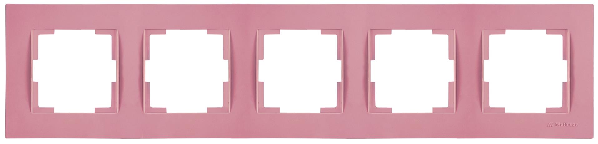 5 fach Rahmen horizontal Pink / Rosa (RITA Pastell Farben) 5 fach Rahmen horizontal Pink / Rosa (RITA Pastell Farben)