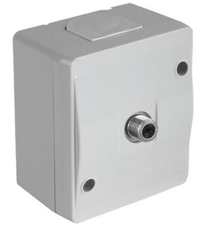 SAT Enddose grau · Nemliyer IP44 SAT Enddose grau · Nemliyer IP44
