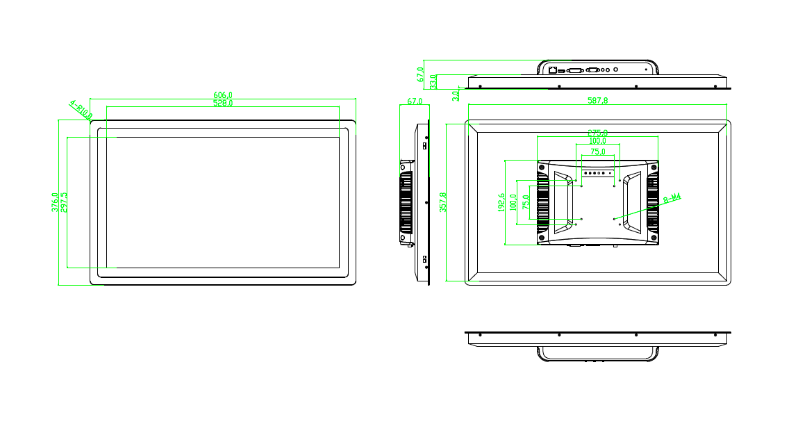 Set 23.8" Touch Panel PC mit GIRA Facilityserver