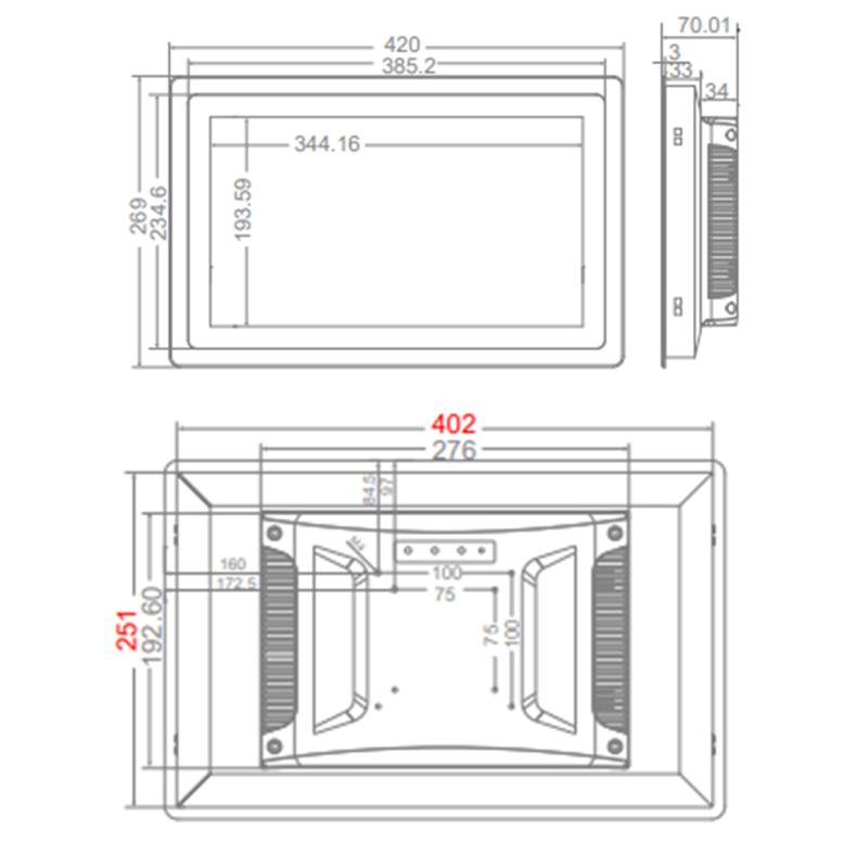Set GIRA X1 und 15.6" Touch Panel