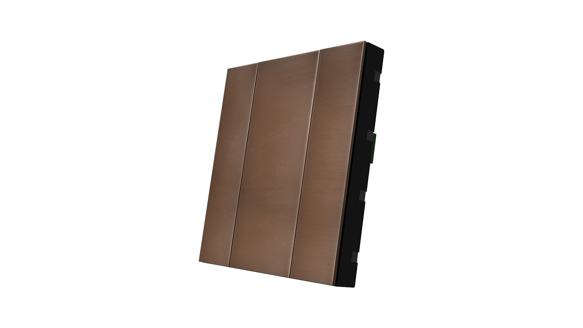 KNX Taster iSwitch · Edelstahl Antik Kupfer 2