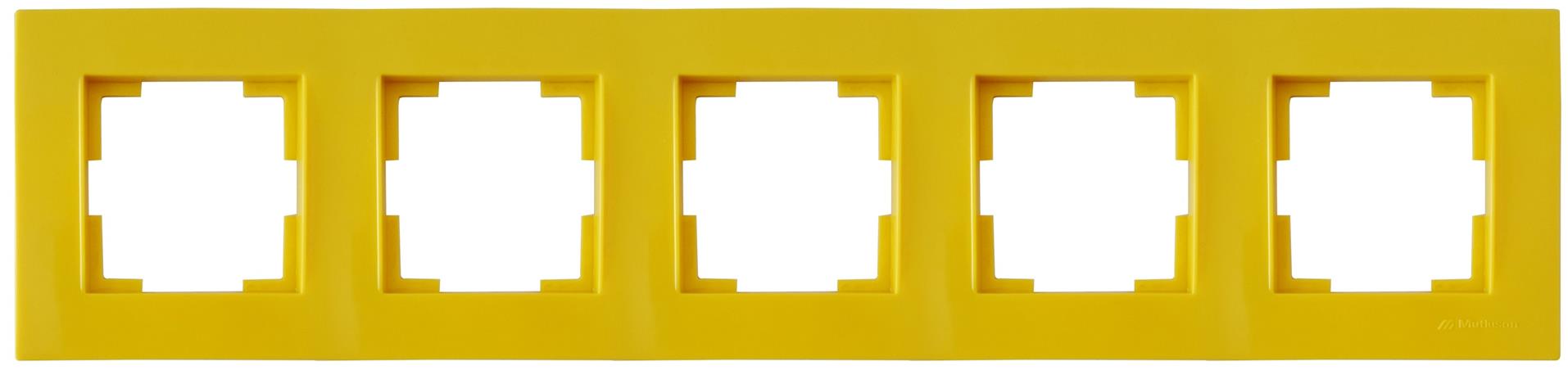 5 fach Rahmen horizontal Gelb (RITA Pastell Farben) 5 fach Rahmen horizontal Gelb (RITA Pastell Farben)