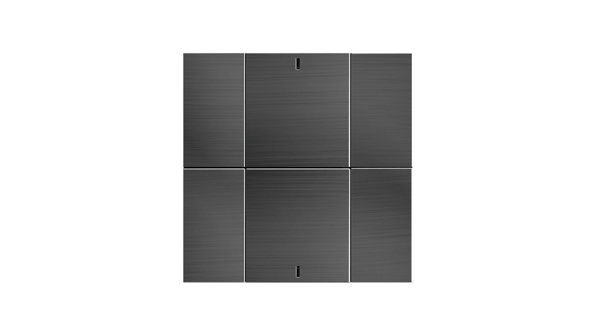 KNX Taster iSwitch · Edelstahl Natur