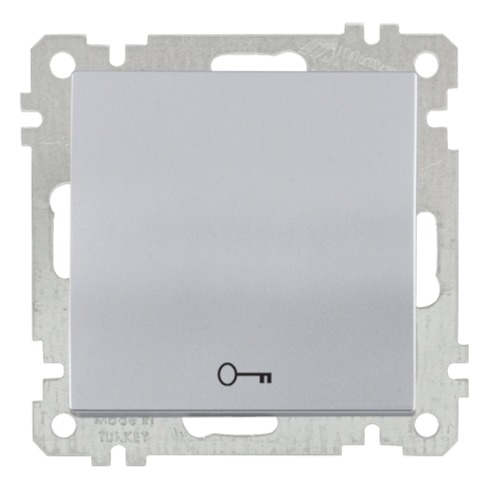 Türöffner Taster Silber (CANDELA Metall Optik) Türöffner Taster Silber (CANDELA Metall Optik)