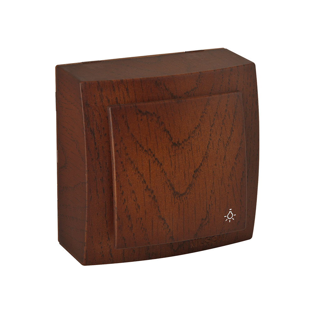 Lichtschalter Walnuss · THEMIS Lichtschalter Walnuss · THEMIS