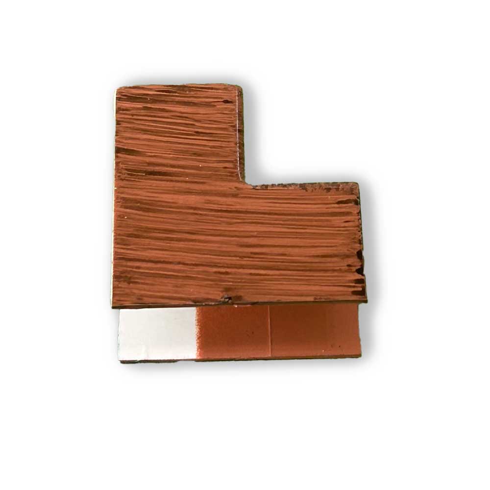 15x15 mm Innenecke Walnuss 15x15 mm Innenecke Walnuss