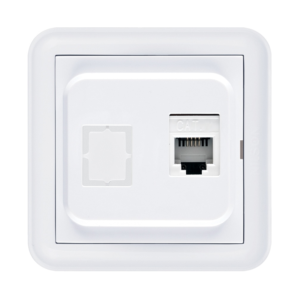 Netzwerkdose CAT6 Weiß · UNIQUE