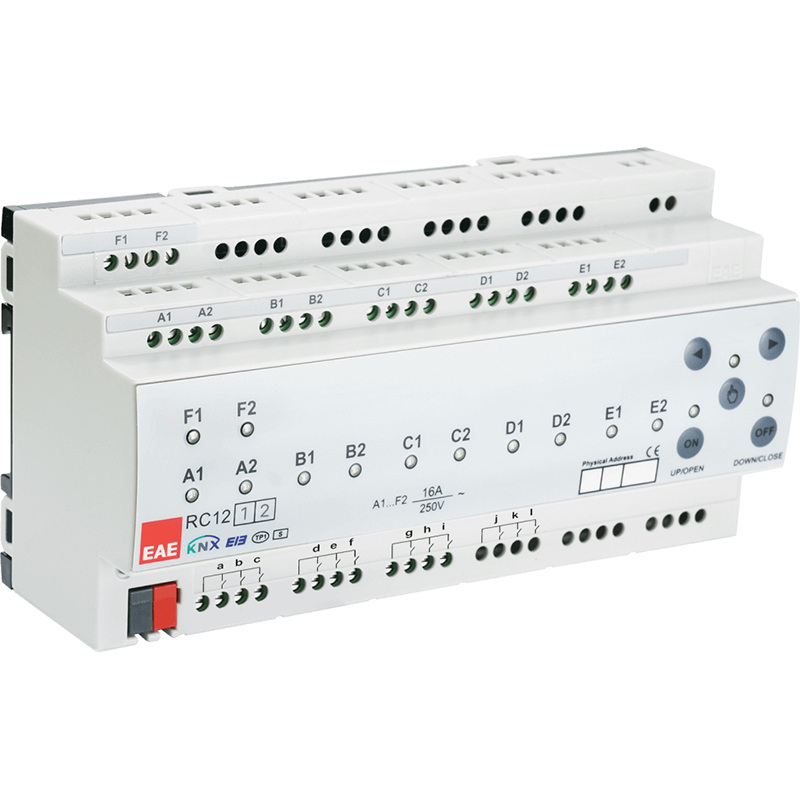 12 fach KNX Aktor mit 12 fach Binäreingang 12 fach KNX Aktor mit 12 fach Binäreingang