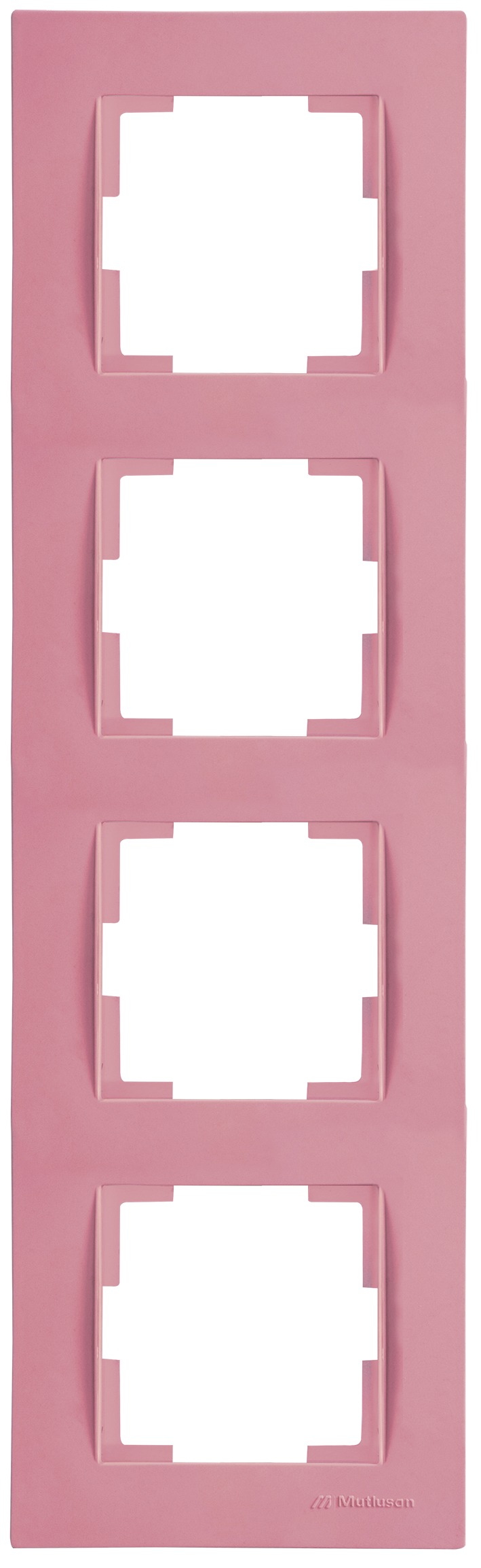 4f ach Rahmen vertikal Pink / Rosa (RITA Pastell Farben)