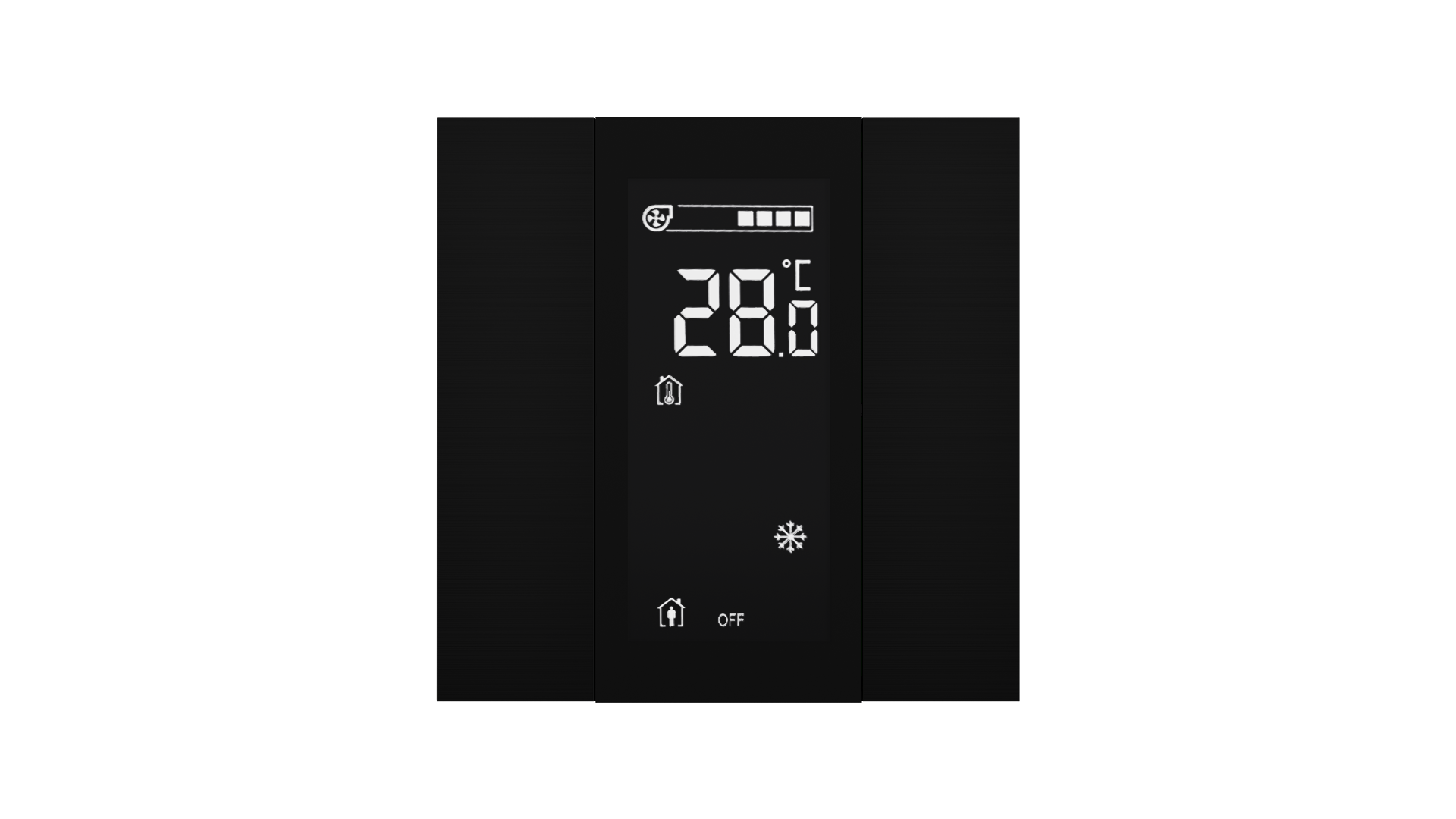 KNX Taster mit Display iSwitch · Aluminium Schwarz 2 KNX Taster mit Display iSwitch · Aluminium Schwarz 2