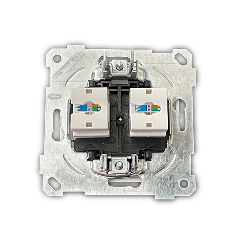 Netzwerk CAT5e 2 fach Kirsche (RITA Holz Optik) Netzwerk CAT5e 2 fach Kirsche (RITA Holz Optik)