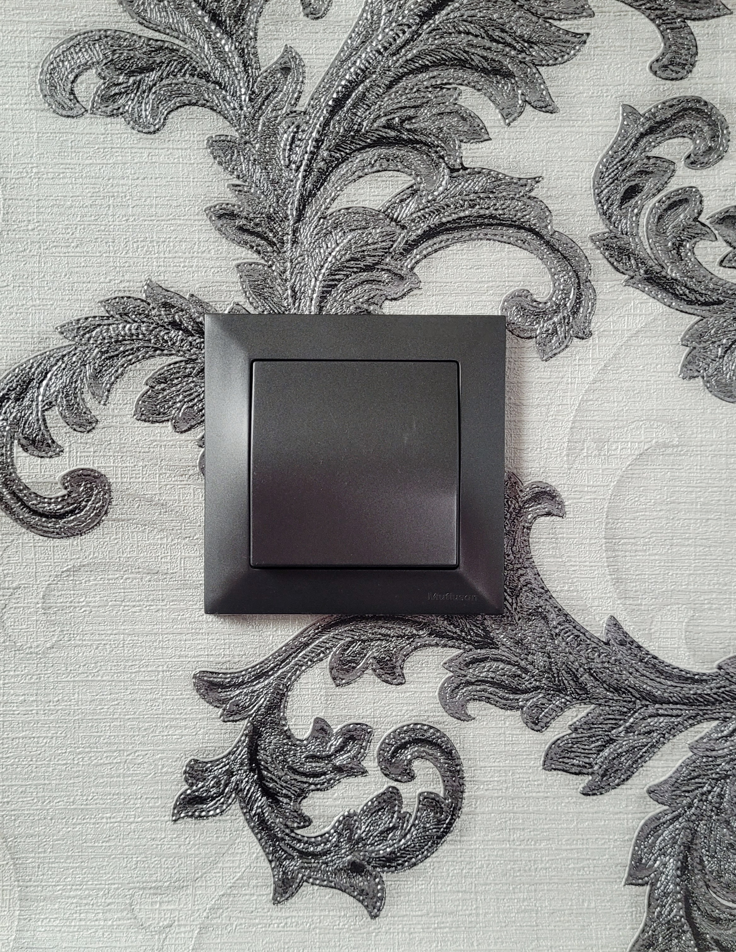 Sparset 36x Wechselschalter Anthrazit  Metall Optik CANDELA Standard