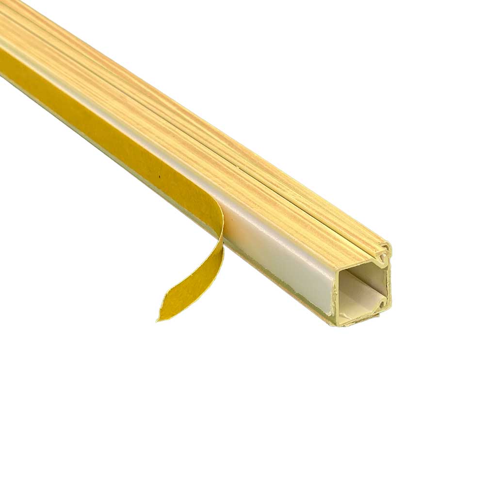 15x15 mm Kabelkanal Buche Hell Selbstklebend 1m 15x15 mm Kabelkanal Buche Hell Selbstklebend 1m