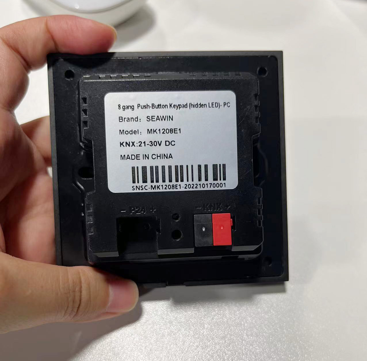 KNX Taster Grau 8