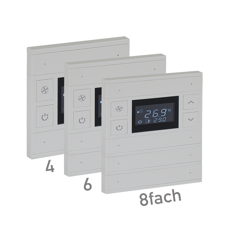 KNX Thermostattaster ORIA · Grau KNX Thermostattaster ORIA · Grau