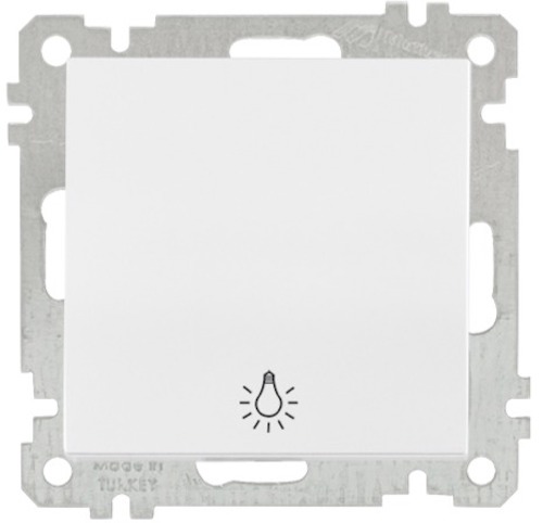 Lichttaster / Taster mit Rahmen Blau / Hellblau - Rita 