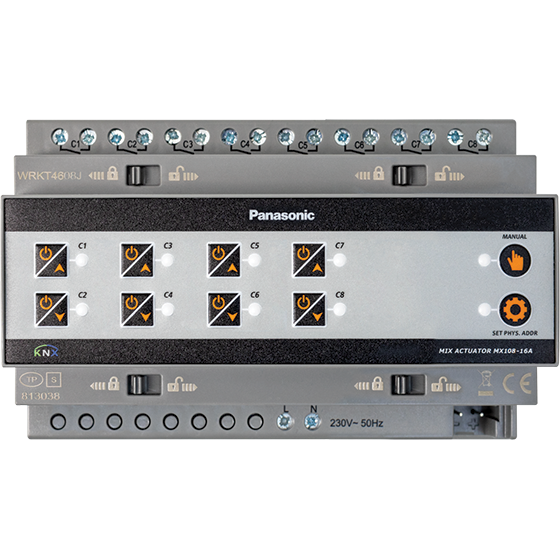 8 fach KNX Kombiaktor 8 fach KNX Kombiaktor