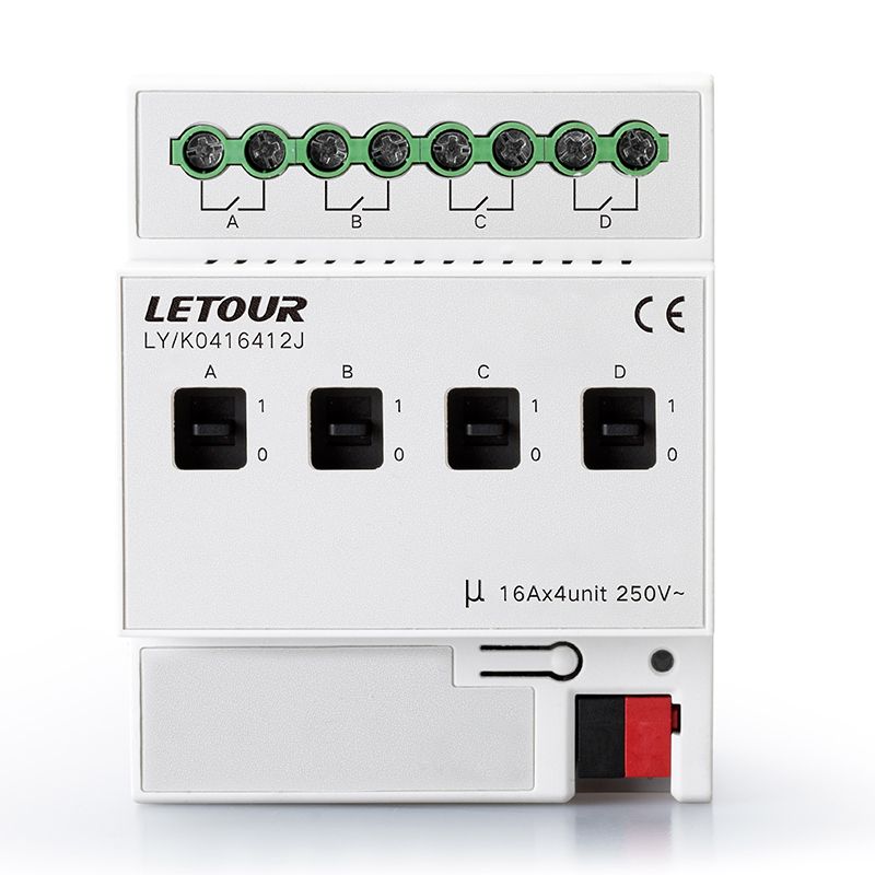 4 fach KNX Aktor 20A 4 fach KNX Aktor 20A