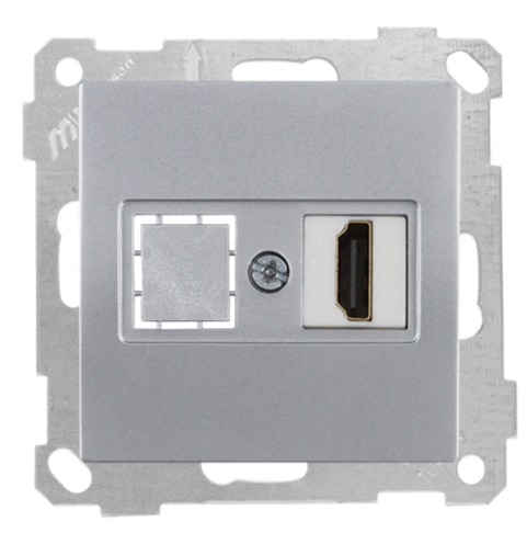 HDMI Anschluss Silber (CANDELA Metall Optik) HDMI Anschluss Silber (CANDELA Metall Optik)