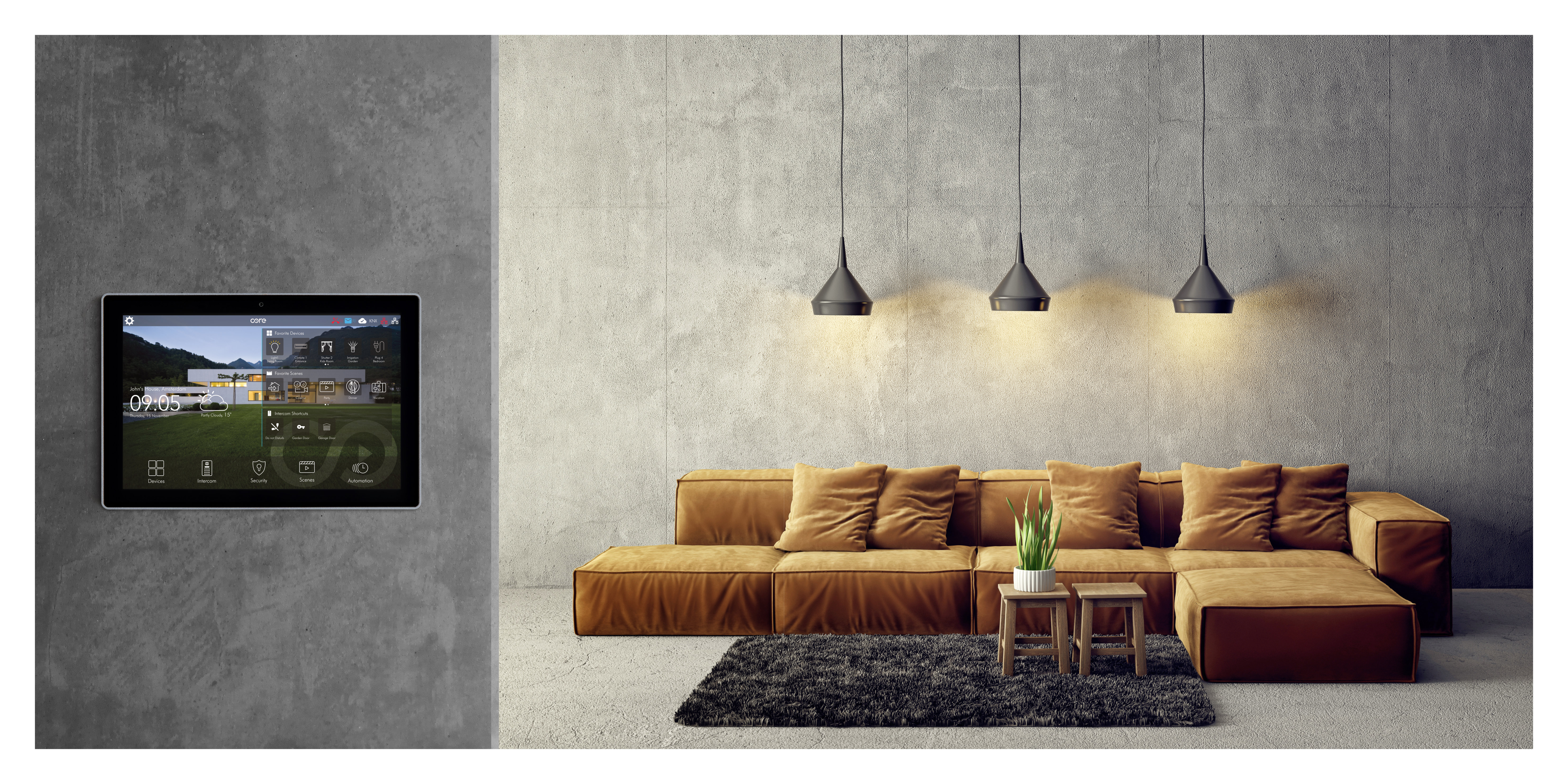 10 Zoll KNX Panel "Eclipse" Verdant 10 Zoll KNX Panel "Eclipse" Verdant