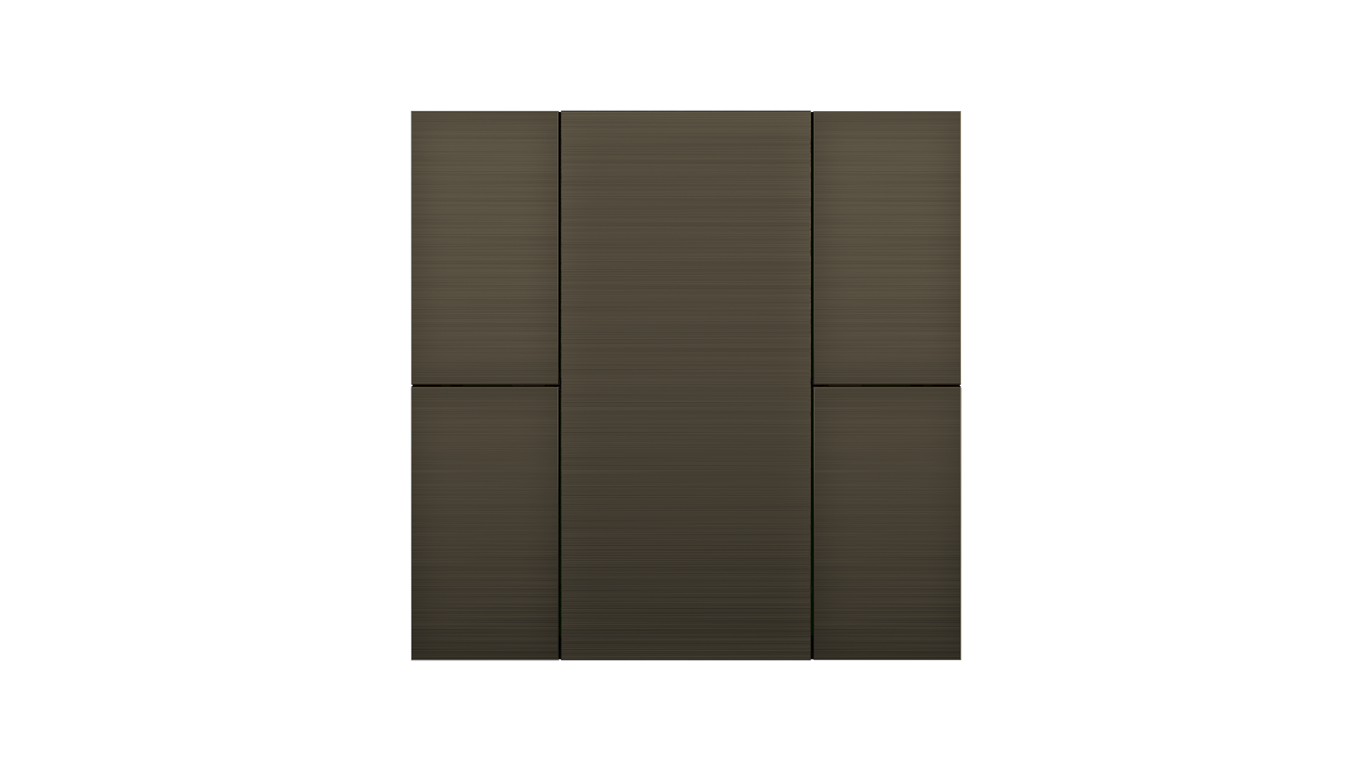 KNX Taster iSwitch+ Aluminium Bronze 4 Tasten