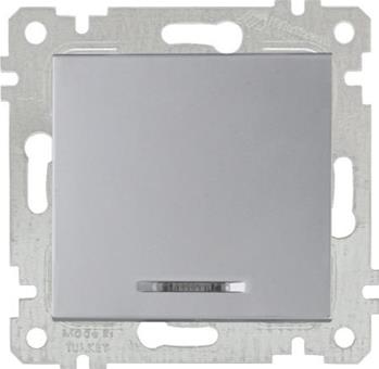 Kontrollschalter Silber (RITA Metall Optik) Kontrollschalter Silber (RITA Metall Optik)