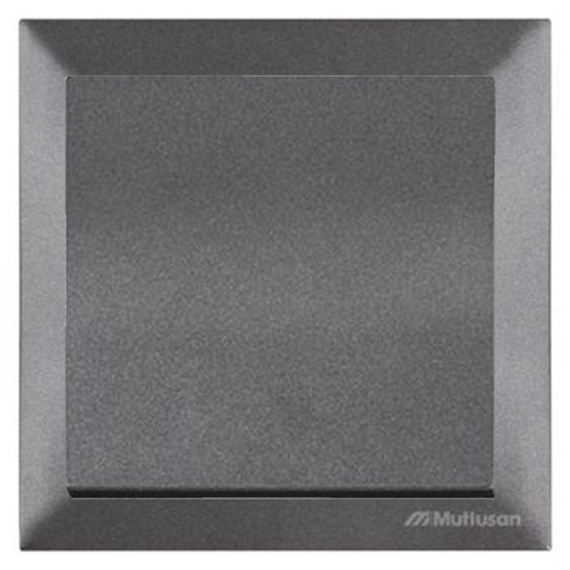 Schalter mit Rahmen Anthrazit - CANDELA Schalterserie Schalter mit Rahmen Anthrazit - CANDELA Schalterserie