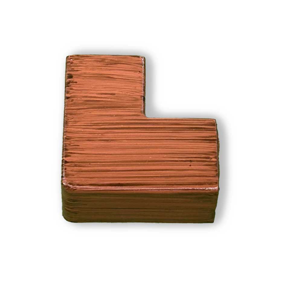 15x15 mm L-Ecke Braun Dunkel 15x15 mm L-Ecke Braun Dunkel