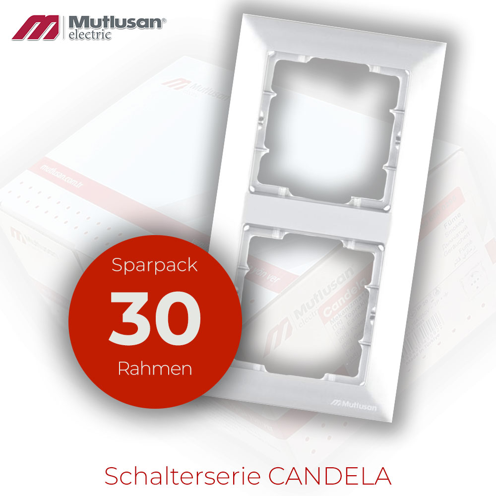 Sparset 30x 2fach Rahmen Vertikal weiß CANDELA Standard Sparset 30x 2fach Rahmen Vertikal weiß CANDELA Standard
