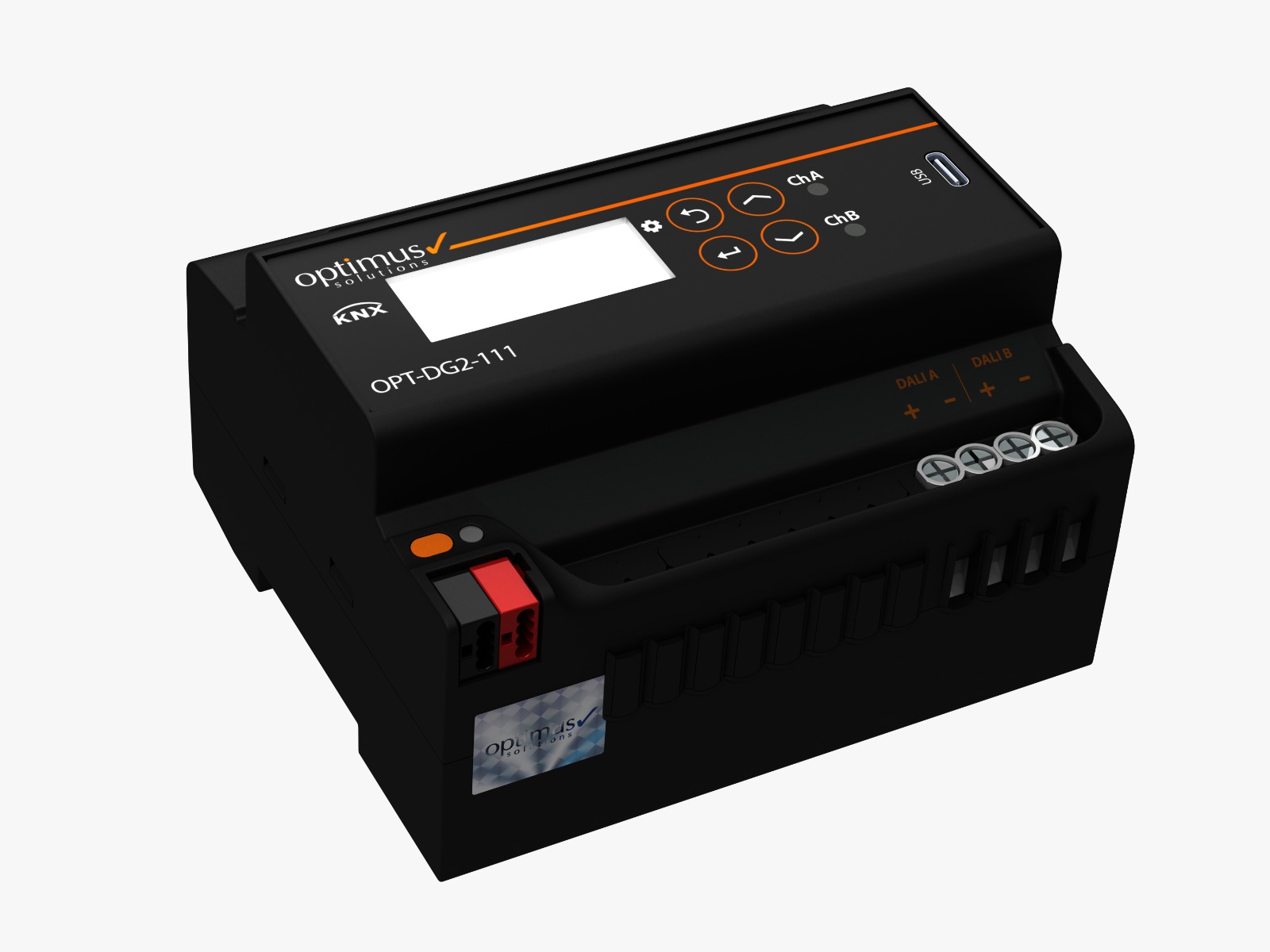 DALI KNX Gateway 2-Kanal für 128 EVG