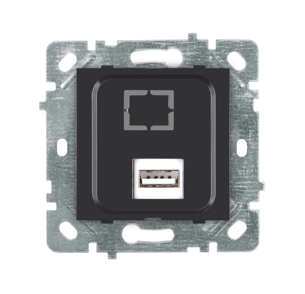 USB-Datenanschlussdose Anthrazit · SELENE