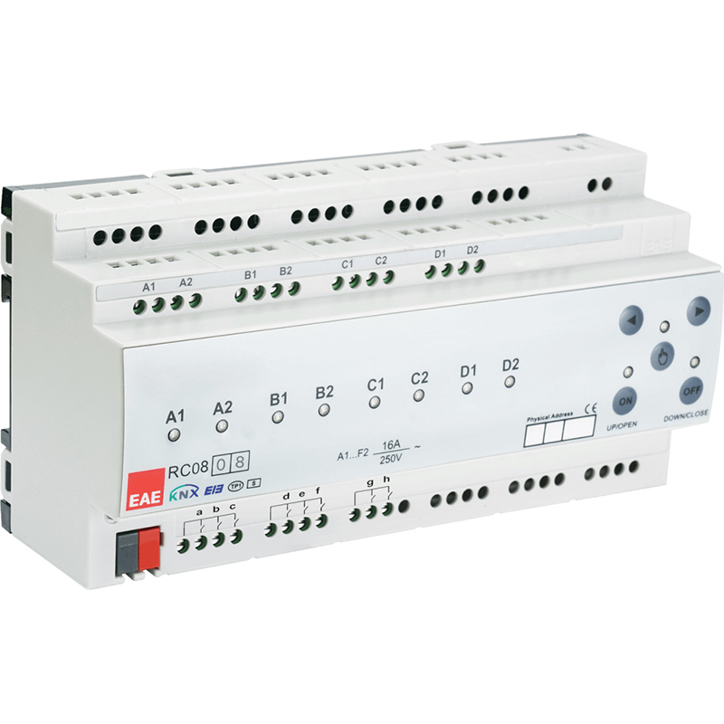 8 fach KNX Aktor mit 8 fach Binäreingang 8 fach KNX Aktor mit 8 fach Binäreingang