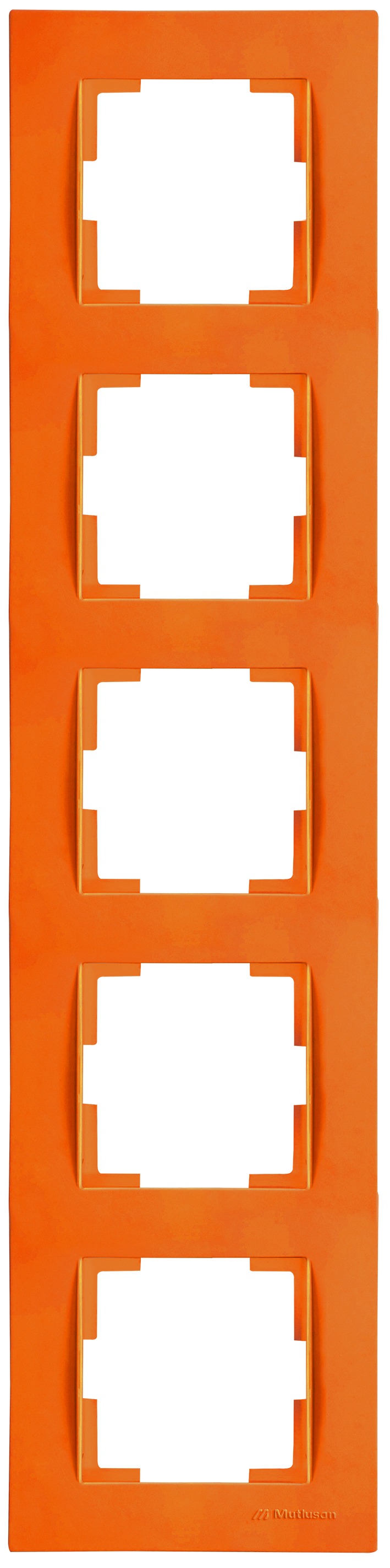 5 fach Rahmen vertikal Orange (RITA Pastell Farben)