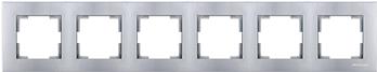 6 fach Rahmen horizontal Silber (RITA Metall Optik) 6 fach Rahmen horizontal Silber (RITA Metall Optik)