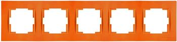5 fach Rahmen horizontal Orange (RITA Pastell Farben) 5 fach Rahmen horizontal Orange (RITA Pastell Farben)