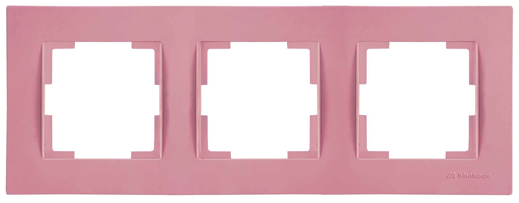 3 fach Rahmen horizontal Pink / Rosa (RITA Pastell Farben)
