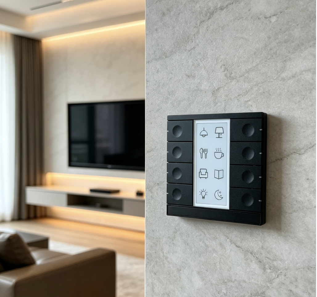 KNX Taster Display 8 Tasten