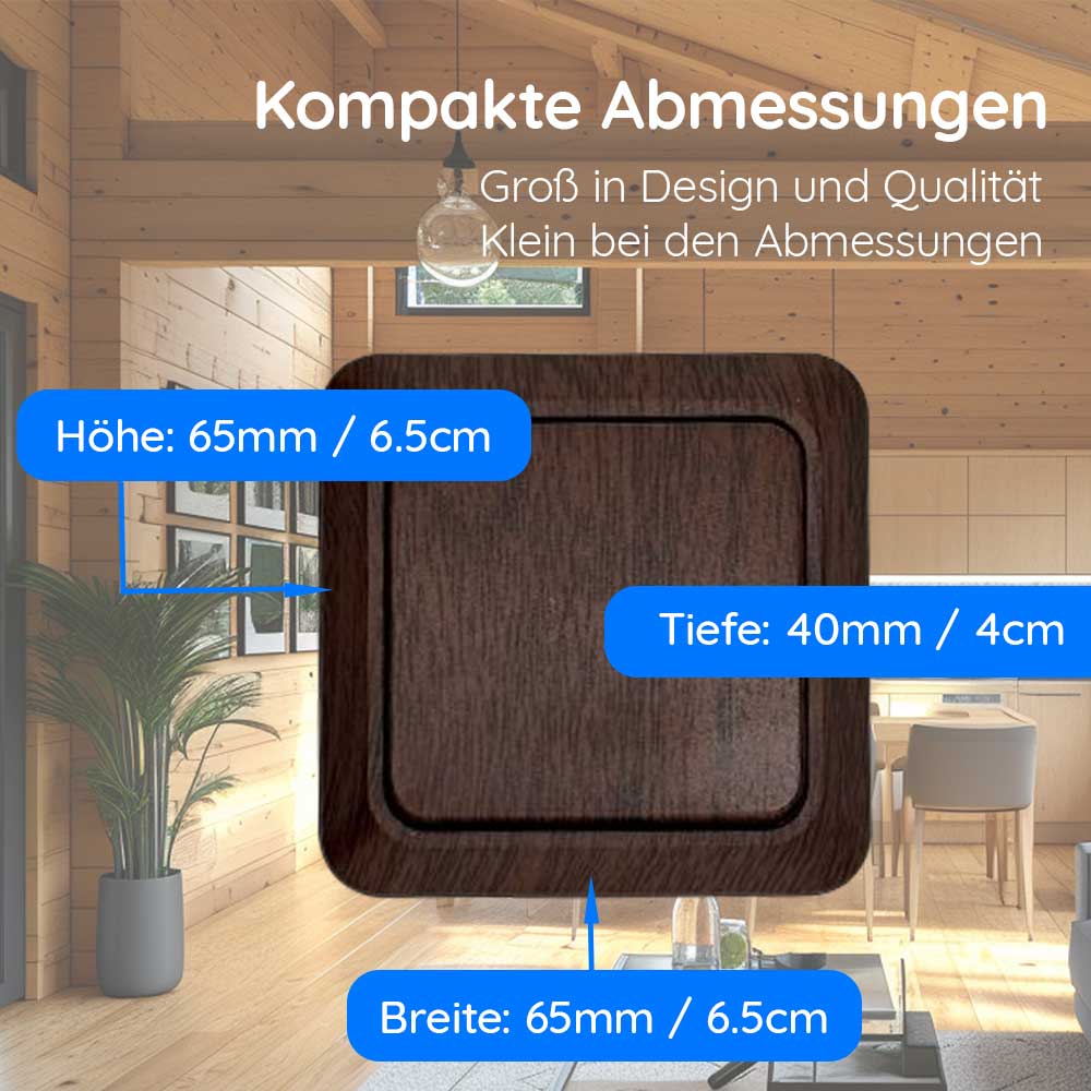 Schalter Walnuss · NOELA Schalter Walnuss · NOELA