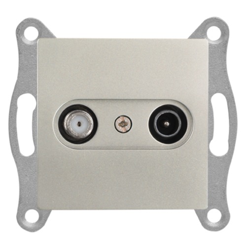 SAT Wanddose 4dB Titan (CANDELA Metall Optik) SAT Wanddose 4dB Titan (CANDELA Metall Optik)
